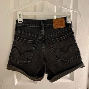 LEVI’s High Waisted Button Fly Shorts